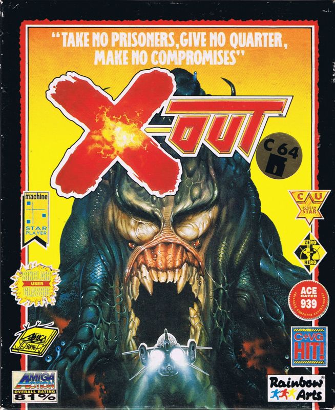 Front Cover for X-Out (Commodore 64)