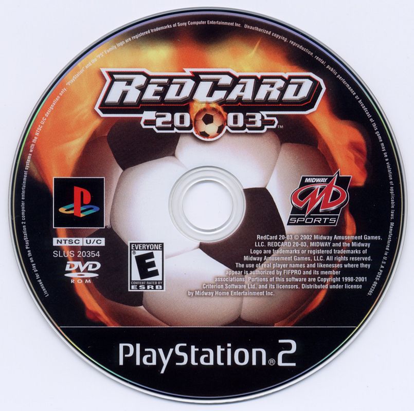 Media for RedCard 20-03 (PlayStation 2)