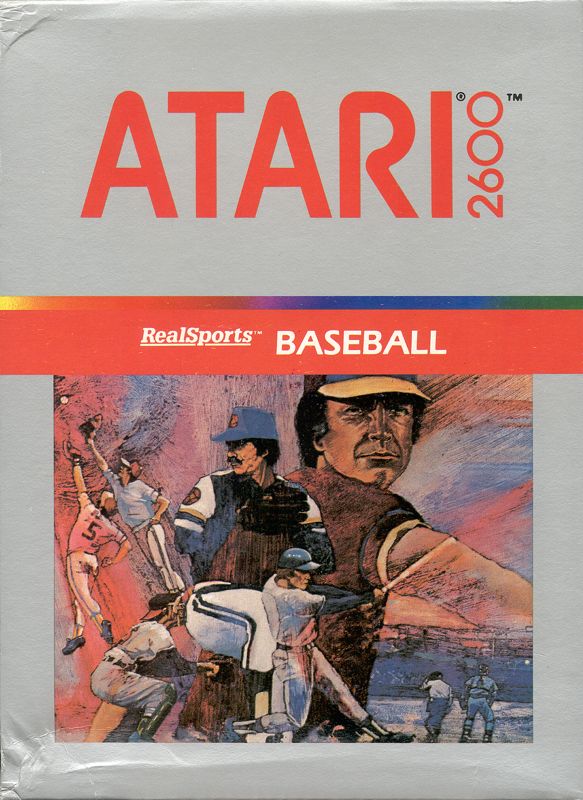 Front Cover for RealSports Baseball (Atari 2600) (1988 release)