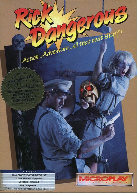 Front Cover for Rick Dangerous (Atari ST)