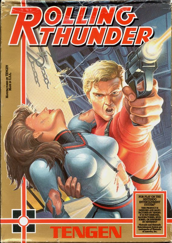 Front Cover for Rolling Thunder (NES)