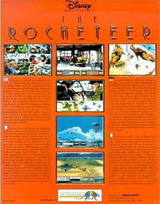 Back Cover for The Rocketeer (DOS)