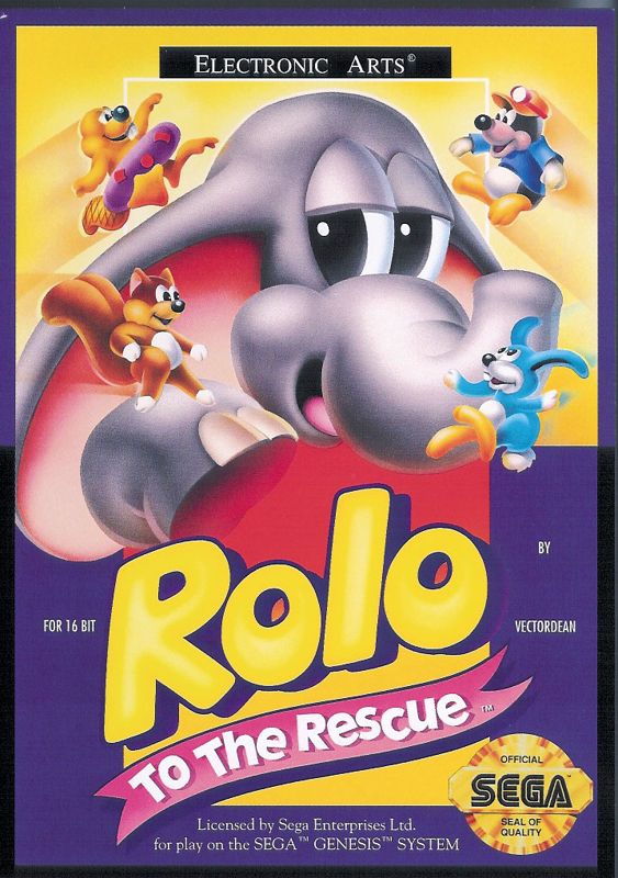 Front Cover for Rolo to the Rescue (Genesis)