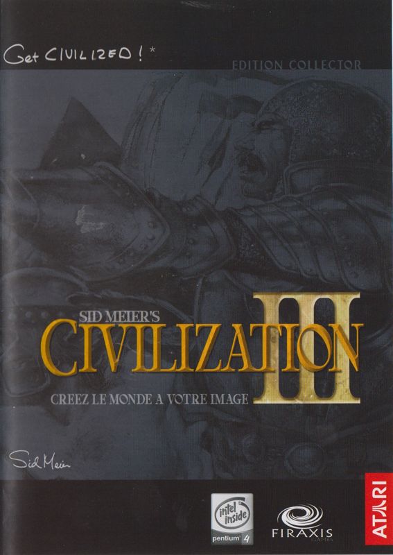 Other for Sid Meier's Civilization III: Complete (Windows): Fan Site Kit Keep Case - Front