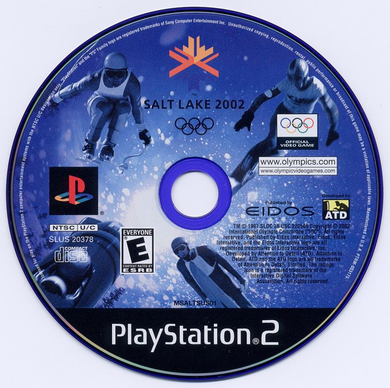 Media for Salt Lake 2002 (PlayStation 2)