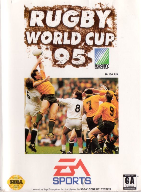 Front Cover for Rugby World Cup 95 (Genesis)