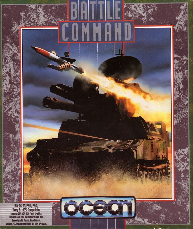 Front Cover for Battle Command (DOS)