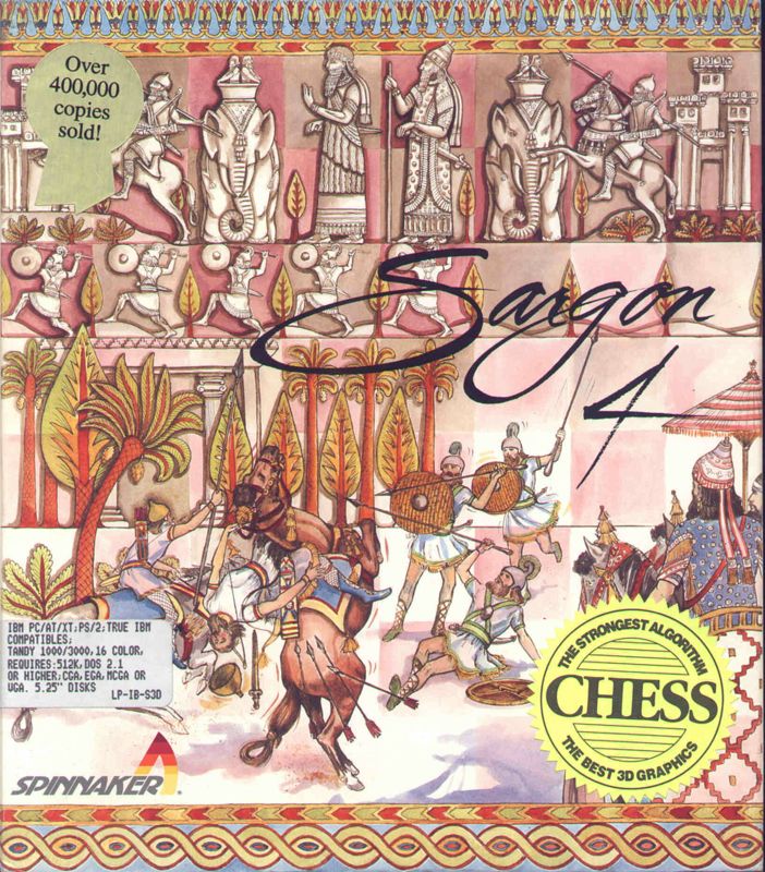 Front Cover for Sargon 4 (DOS)