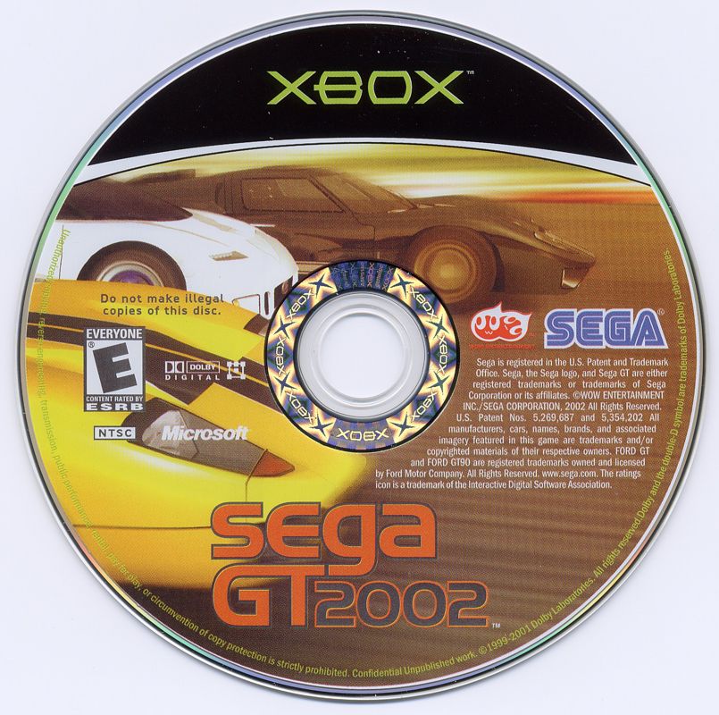 Media for Sega GT 2002 (Xbox)