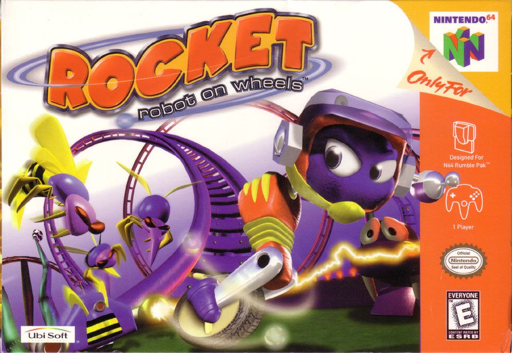 Front Cover for Rocket: Robot on Wheels (Nintendo 64)