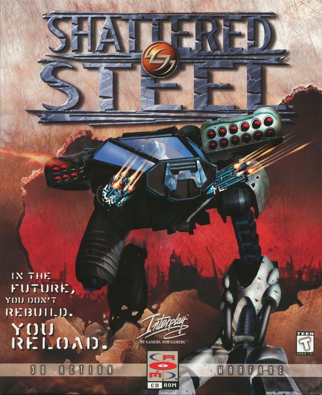 Front Cover for Shattered Steel (DOS)