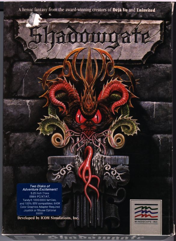 Front Cover for Shadowgate (DOS)
