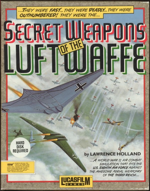 Front Cover for Secret Weapons of the Luftwaffe (DOS) (3.5" disk release)