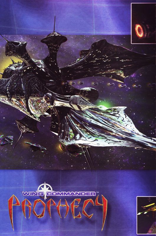 Inside Cover for Wing Commander: Prophecy (Windows): Left