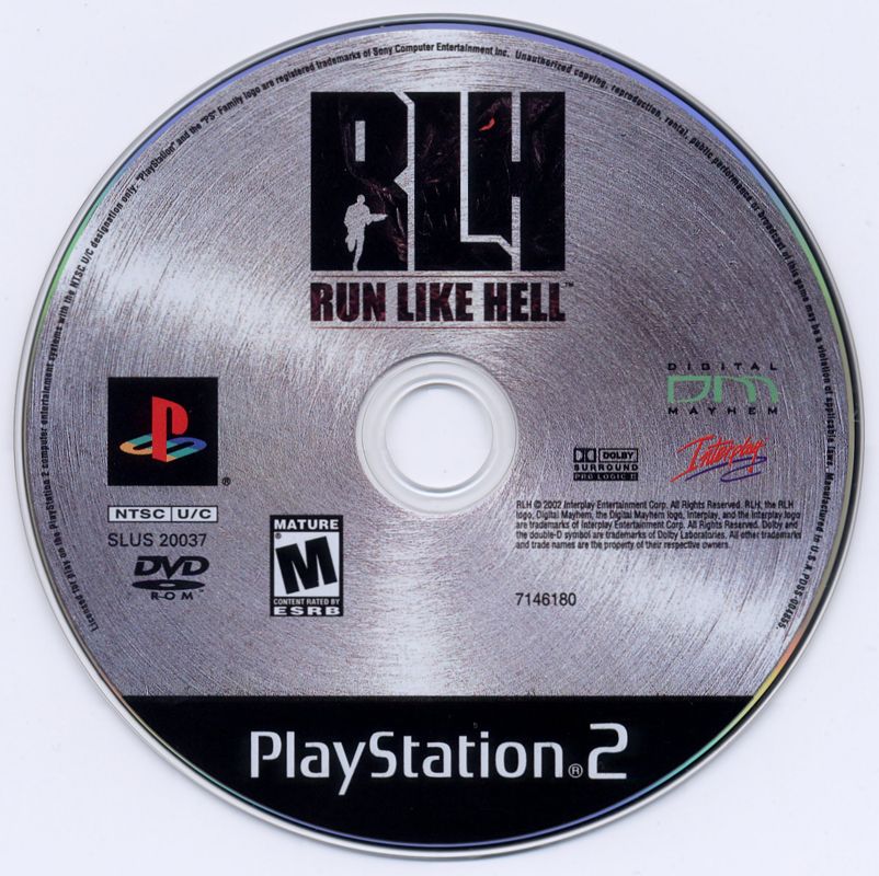 Media for Run Like Hell (PlayStation 2)