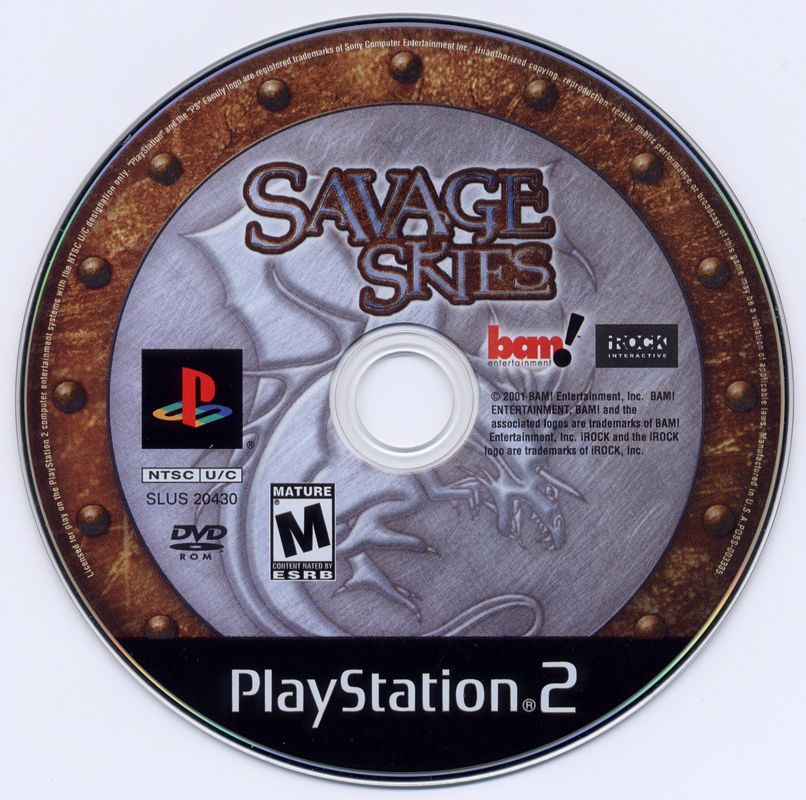 Media for Savage Skies (PlayStation 2)