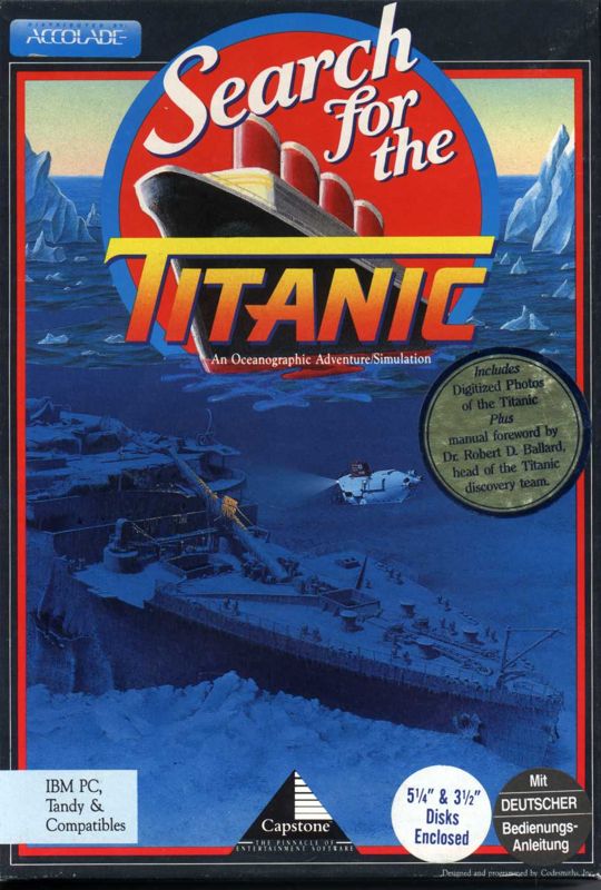 Front Cover for Search for the Titanic (DOS)