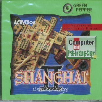 Front Cover for Shanghai II: Dragon's Eye (DOS) (Green Pepper Release)