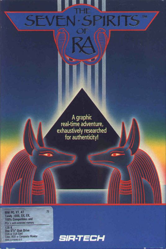 Front Cover for The Seven Spirits of Ra (DOS)