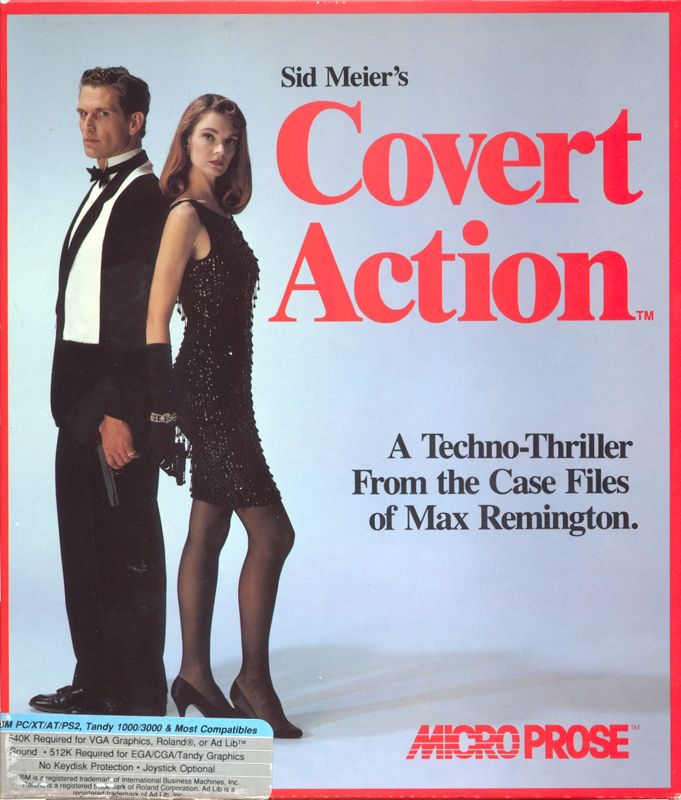 Front Cover for Sid Meier's Covert Action (DOS)