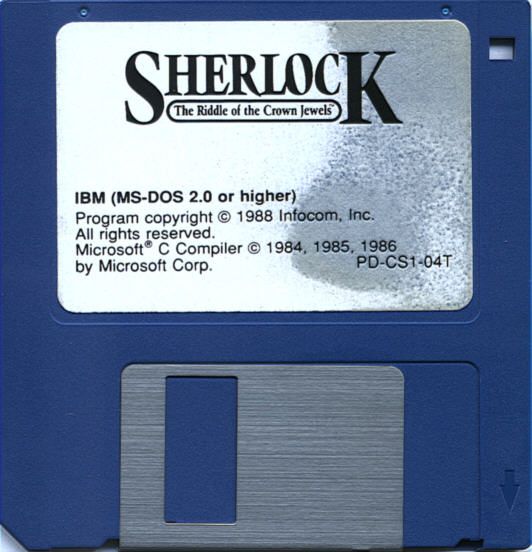 Media for Sherlock: The Riddle of the Crown Jewels (DOS)