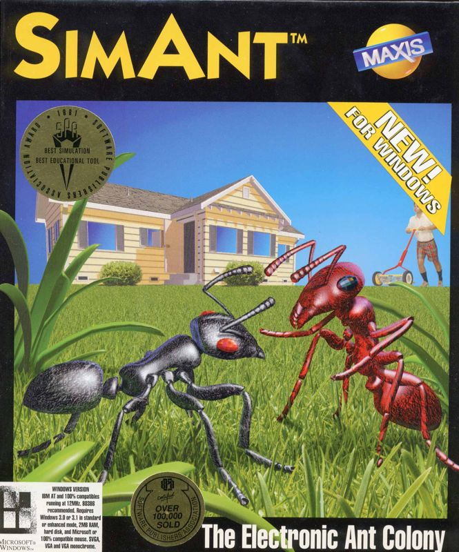 Front Cover for SimAnt (Windows 3.x)