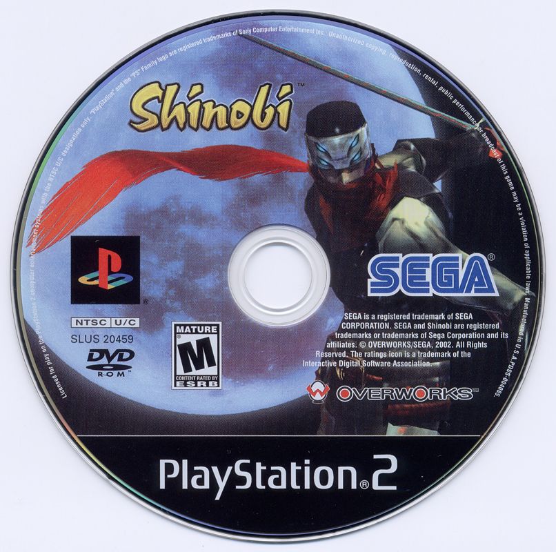 Media for Shinobi (PlayStation 2)