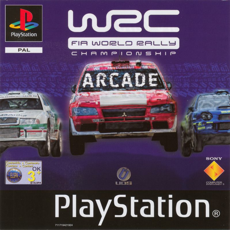 Front Cover for WRC: FIA World Rally Championship Arcade (PlayStation)