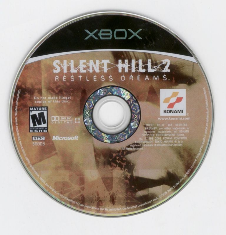 Media for Silent Hill 2: Restless Dreams (Xbox)