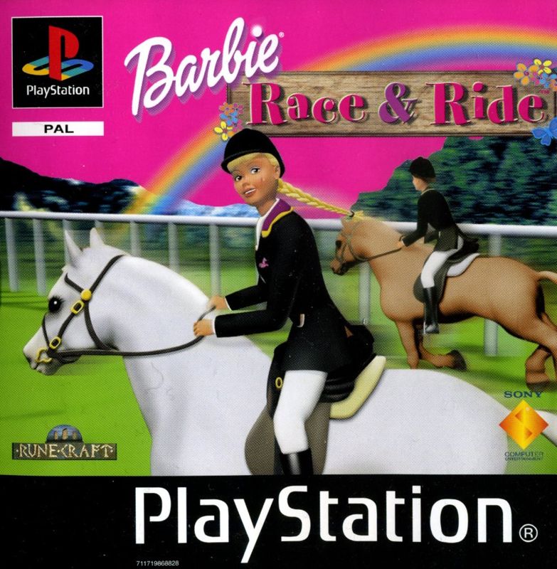 Front Cover for Barbie: Race & Ride (PlayStation)