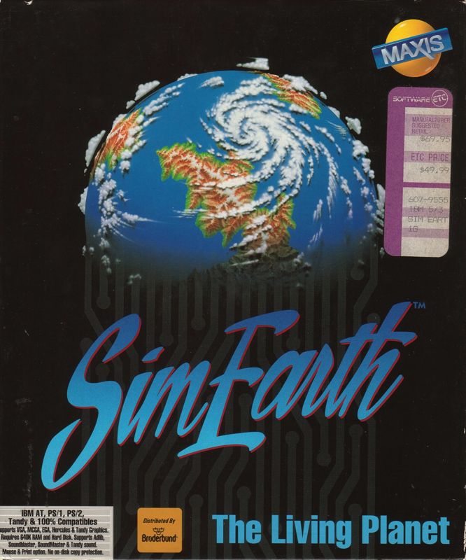 Front Cover for SimEarth: The Living Planet (DOS)