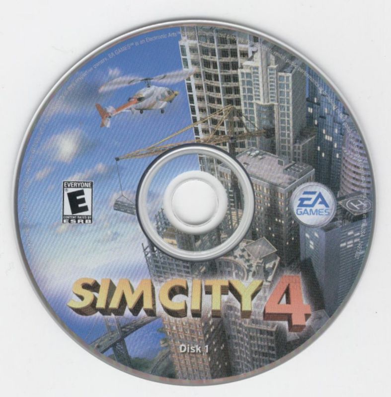 Media for SimCity 4 (Windows): Disc 1