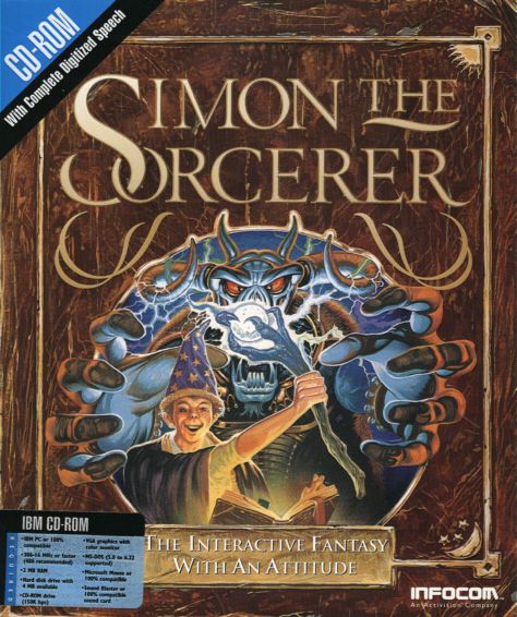Front Cover for Simon the Sorcerer (DOS)