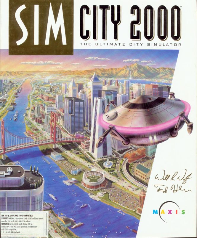 Front Cover for SimCity 2000 (DOS)