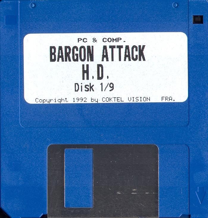 Media for Bargon Attack (DOS): Disk 1/9