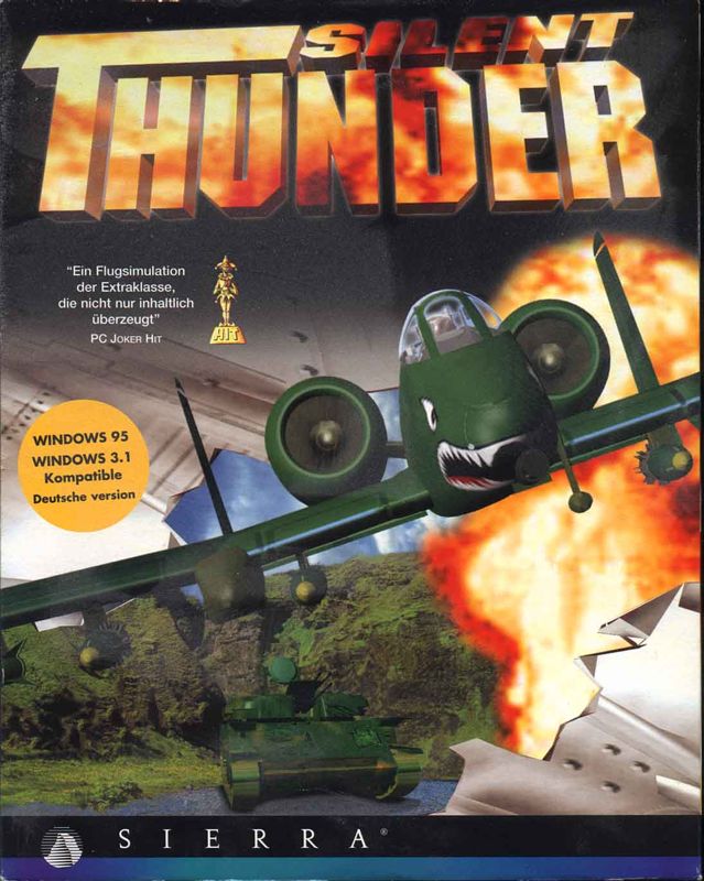 Front Cover for Silent Thunder: A-10 Tank Killer II (Windows and Windows 3.x)