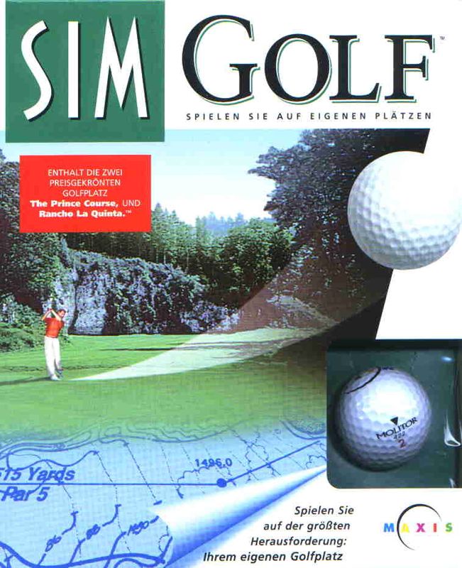 Front Cover for SimGolf (Windows)