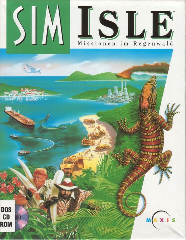 Front Cover for SimIsle: Missions in the Rainforest (DOS)