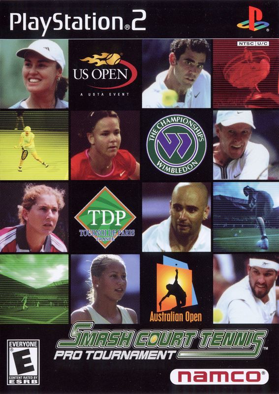 Front Cover for Smash Court Tennis: Pro Tournament (PlayStation 2)