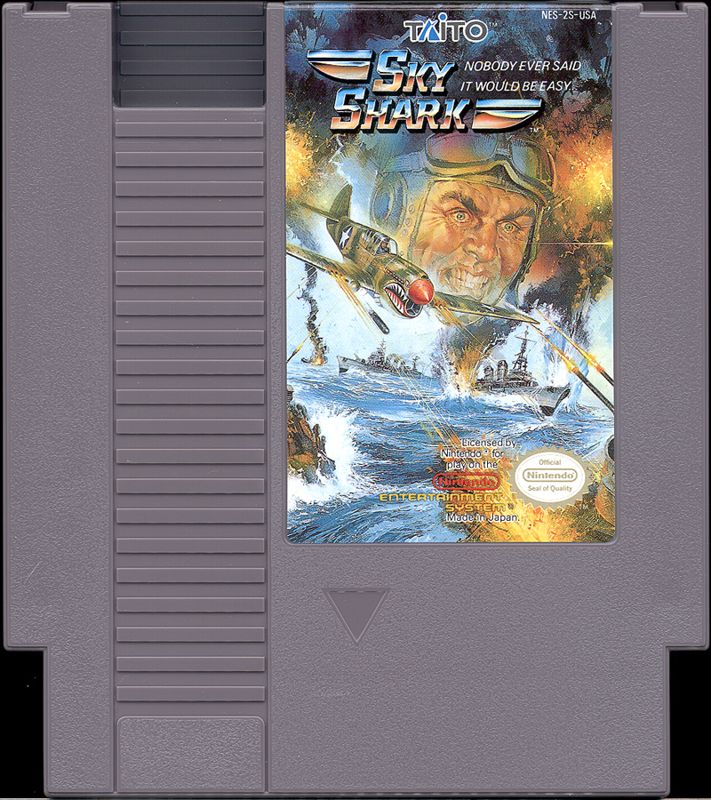 Media for Sky Shark (NES): Cartridge