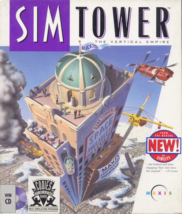 Front Cover for SimTower: The Vertical Empire (Windows 3.x)
