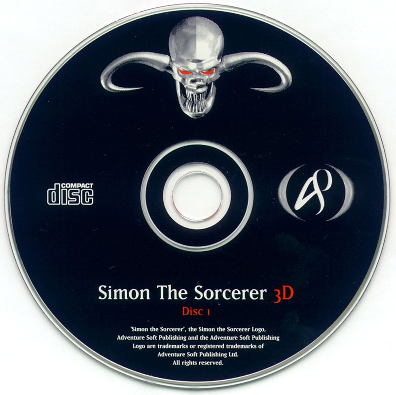 Media for Simon the Sorcerer 3D (Windows): Disc 1/2