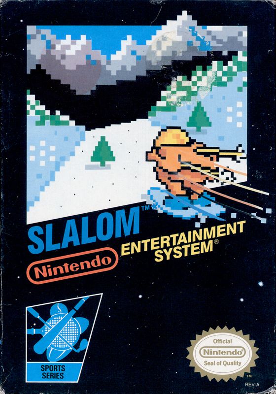 Front Cover for Slalom (NES) (second release)