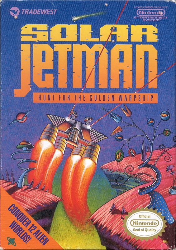 Front Cover for Solar Jetman: Hunt for the Golden Warpship (NES)