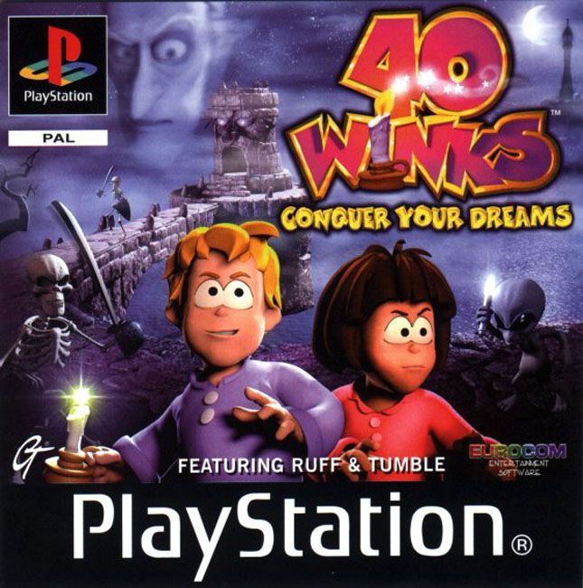 Front Cover for 40 Winks (PlayStation)
