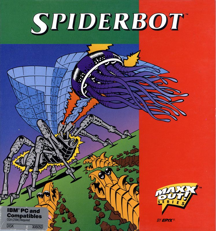 Front Cover for Spiderbot (PC Booter)