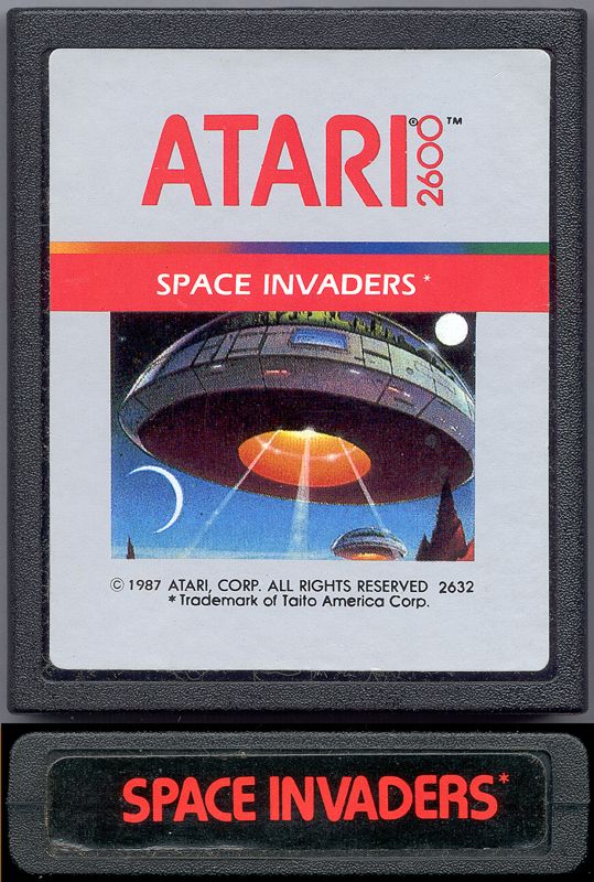 Media for Space Invaders (Atari 2600) (1987 release)