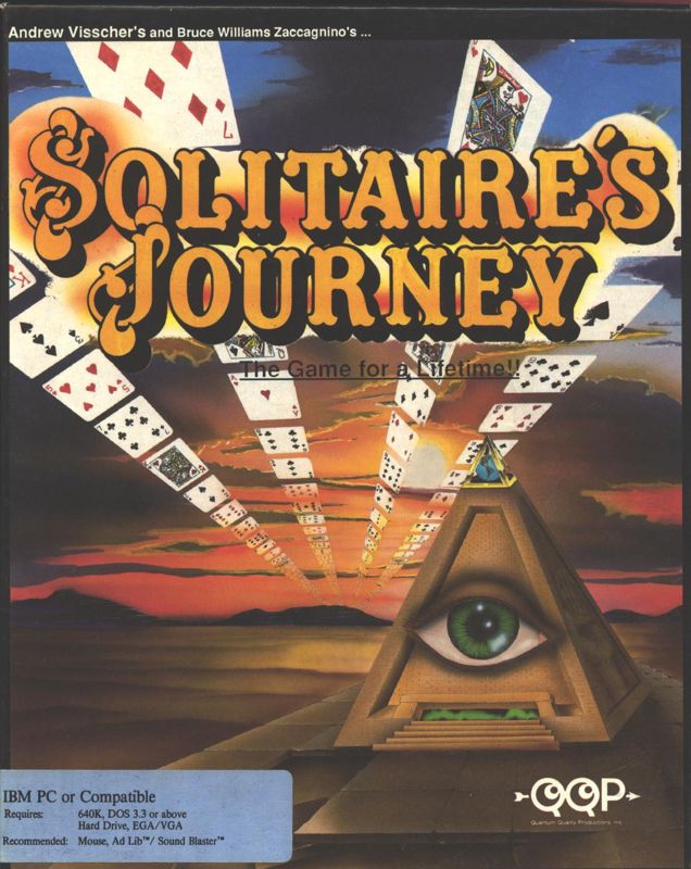Front Cover for Solitaire's Journey (DOS)