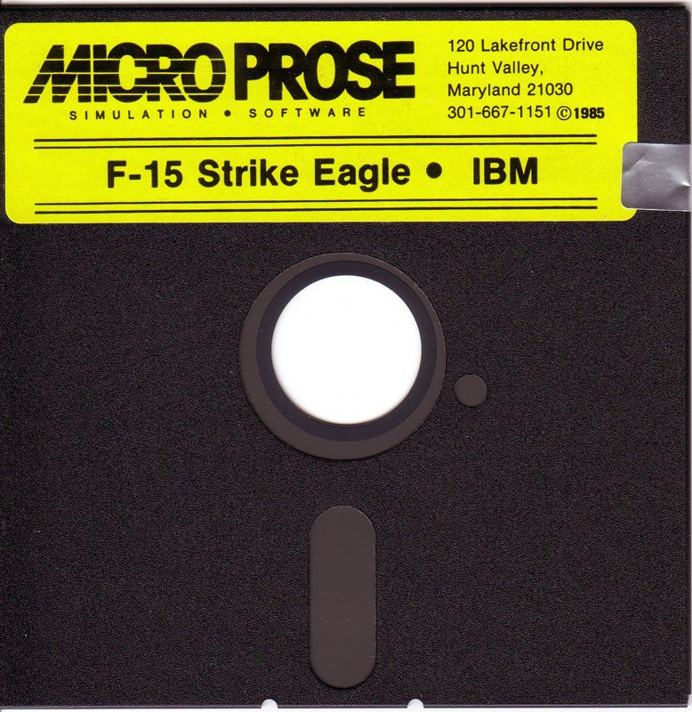 Media for F-15 Strike Eagle (PC Booter) (EGA 5.25")
