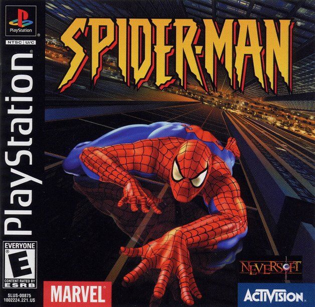 Front Cover for Spider-Man (PlayStation): Also a manual